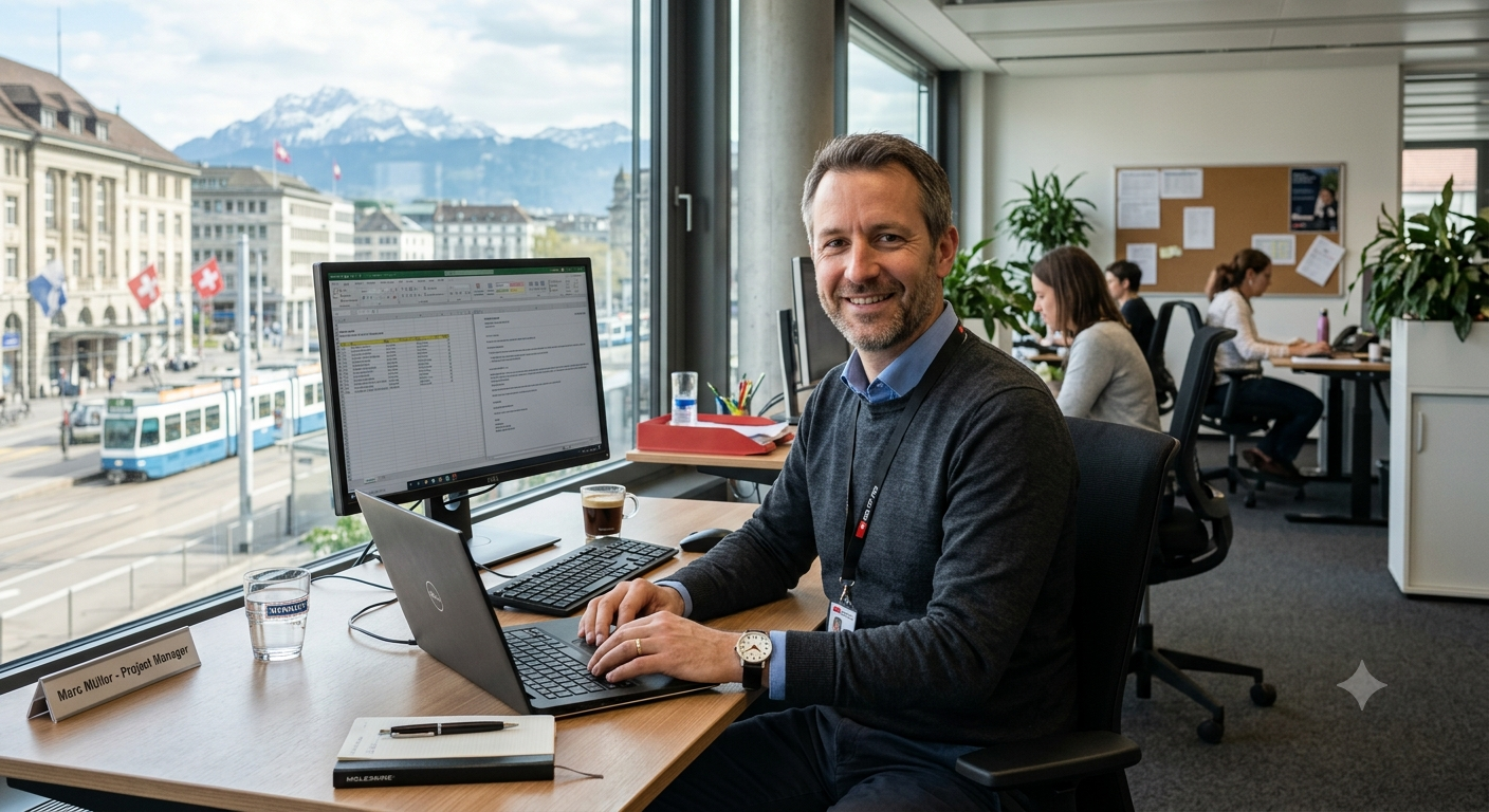 Al lavoro in Svizzera