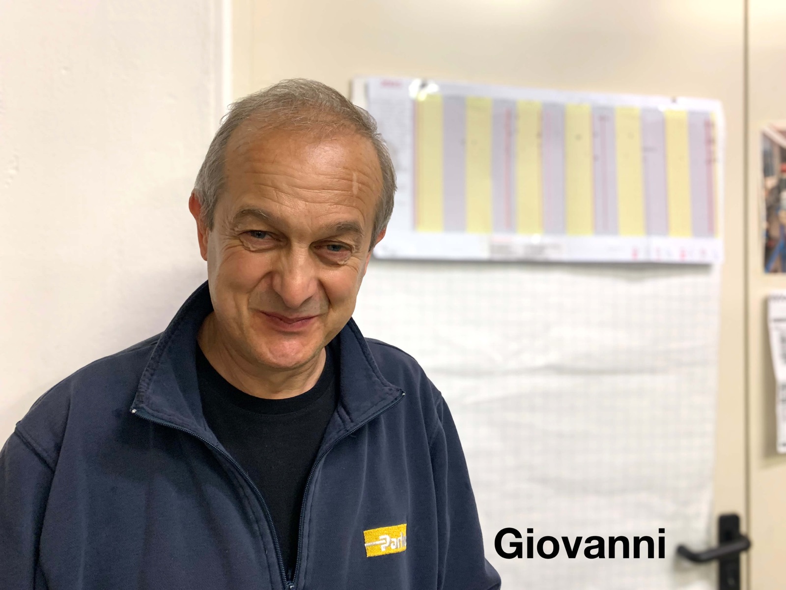 Giovanni, al lavoro in Svizzera